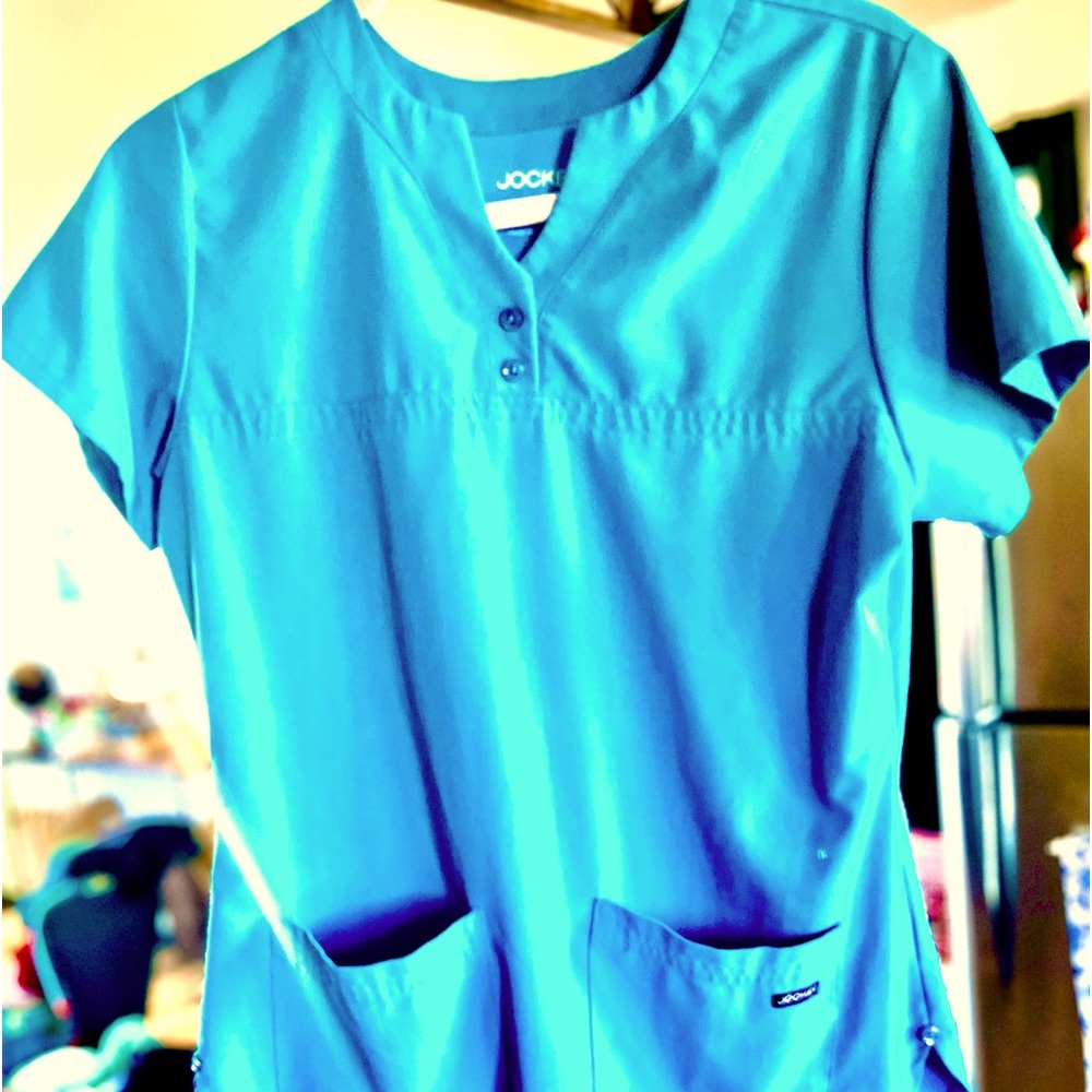 Splendidly comfortable & feather soft, Jockey scrubs in a size small.